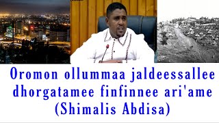 Haasaya PBMNO obboo Shimalis Abdisaa [upl. by Oelc]