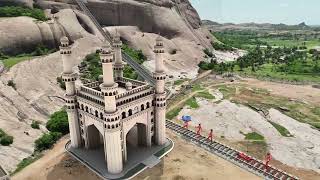 Charminar x Bhongir Fort  3D render [upl. by Nnyluqcaj998]