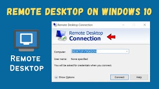 Enable and Use Remote Desktop on Windows 10 ProEnterprise [upl. by Kolosick]