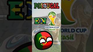 Portugal en el Mundial Brasil 2014 countryballs footballworldcup futbol mundial2014 [upl. by Sairacaz]