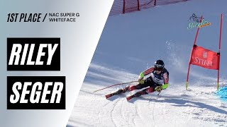 Riley Seger NAC Super G Whiteface 22324 [upl. by Kohsa]