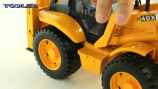 Bruder 02428 Backhoe Loader JCB 4 CX REVIEW [upl. by Deirdra]