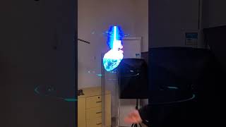 3D holographic heart3D hologram fan solo solution 3dhologramfan 3dhologram 3dholographic [upl. by Iret202]