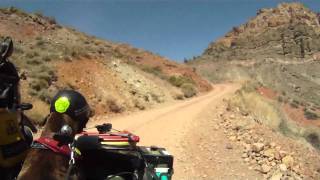 Ara amp Spirit ride the approach to Titus Canyon Death Valley [upl. by Piscatelli961]