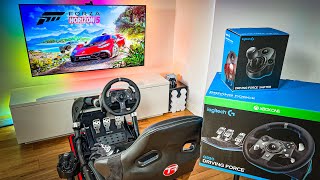 Forza Horizon 5 with the Logitech G920  Driving Force Shifter  Does it work [upl. by Esinned]