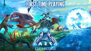 🔴LIVE  ARK GENESIS  FIRST TIME PLAYING  STARTING WITH NOTHING  PART 1 [upl. by Oilicec928]