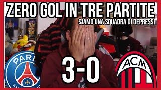 ZERO GOL IN 3 PARTITE ⚰️ SIAMO UNA SQUADRA DI DEPRESSI 🥲 PSGMILAN 30 [upl. by Jobey]