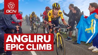 The HARDEST Cycling Climb In Europe  The Angliru [upl. by Krik]