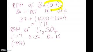 GCSE 91 Science Chemistry and ALevel Chemistry How to calculate relative formula mass [upl. by Ahsiele490]