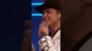 Christian Nodal y Belinda cantan JUNTOS en La Voz ❤️  lavozglobal shorts [upl. by Rayshell]