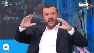 Ubaldo Pantani imita Matteo Salvini dopo le elezioni  Quelli che il calcio 11032018 [upl. by Randa]