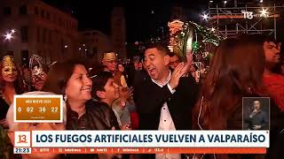 Vuelven los fuegos artificiales a Valparaíso [upl. by Cthrine]