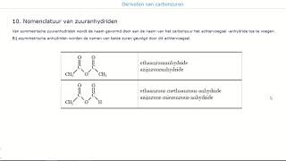 11 Nomenclatuur zuuranhydriden [upl. by Namzed]