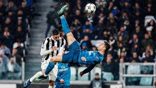 Le retournée acrobatique de Cristiano Ronaldo face a la Juventus but sensationnelle [upl. by Eletnahs]