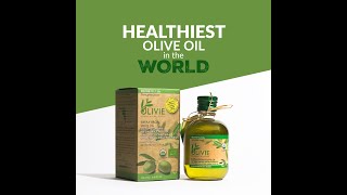 OLIVIE PLUS 30X Olive Oil with 30 times more Polyphenols Hydroxytyrosol Antioxidants of harsh Desert [upl. by Sherborne]