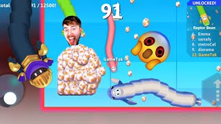 Snake io New Event Fall Guys in Snakeio Epic SnakeIo Gameplay Snake Game [upl. by Day]