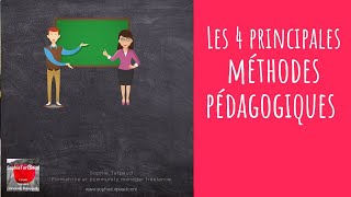 💡🔎 Voici les 4 principales méthodes pédagogiques en formation [upl. by Atinnor]