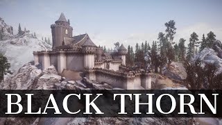 Skyrim Mods Black Thorn Keep  Castle Mod [upl. by Malynda]