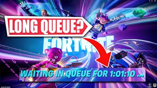 Why Fortnite Queue Times So Long After Update Fortnite Servers Is Down Log in Waiting in Queue [upl. by Medea]