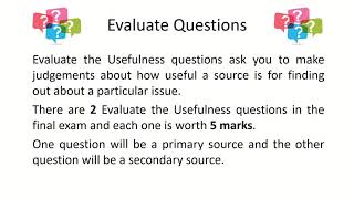 National 5 How to Complete Evaluate the Usefulness Questions [upl. by Ladiv]