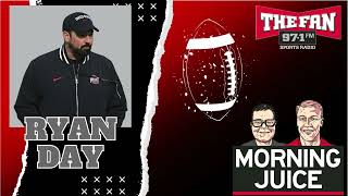 Ryan Day Talks Spring Football 2024 with Morning Juice [upl. by Nonie]