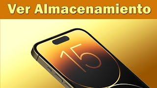 💥👆 Donde ver almacenamiento iPhone 15 Pro Max como revisar el almacenamiento 💥👆 [upl. by Ateloiv]