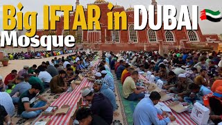 Big IFTAR in Dubai Grand Mosque 🇦🇪  Ramadan 2024 4K iftar dubai [upl. by Zitella]