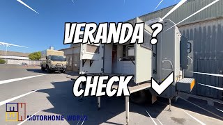 IVECO 4x4 Camper with large electric veranda MUST SEE [upl. by Annitsirhc]