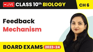 Feedback Mechanism  Control and Coordination  Class 10 Biology Chapter 6 LIVE [upl. by Jacynth146]