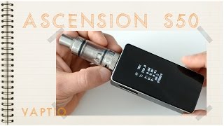 Kit VAPTIO ASCENSION S50 box SOAR S50  atomiseur SAIL S50 [upl. by Aikrahs]