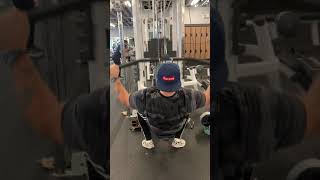 180Lb Lat Pulldowns Insane Dorian Yates Back Workout powerlifter doing bodybuilder HIT [upl. by Allesor]