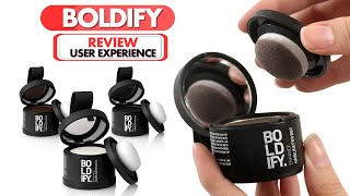 BOLDIFY Hair Thickening Fibers Demonstration Review 2024 [upl. by Lorre]