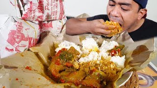 SARAPAN TANBOY KUN MAKAN 4 BUNGKUS NASI PADANG JUMBO [upl. by Selry]