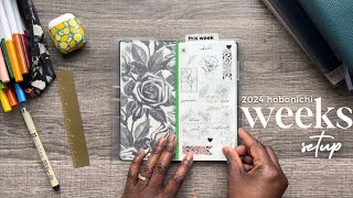 2024 Hobonichi Weeks Setup  Hobonichi Weeks Functional Planning [upl. by Ahsinauq]