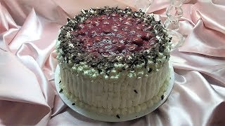 The Best BLACK FOREST Chocolate CAKE  Classic Recipe [upl. by Surdna477]