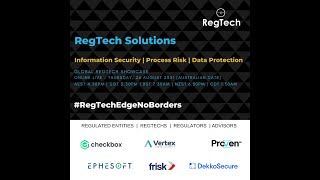 RegTechEdgeNoBorders  Information Security  Process Risk  Data Protection Solutions [upl. by Names]