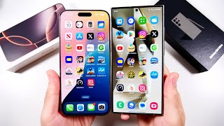 iPhone 16 Pro Max vs Galaxy S24 Ultra  Which is Better for YOU [upl. by Rozalin]