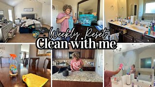 Weekly House Reset  Clean With Me  Cleaning Motivation [upl. by Ramu286]