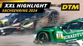 The worst crash of the season so far 😳  Race 2 XXL Highlight  DTM Sachsenring 2024 [upl. by Yand]