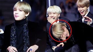 Taehyung LOL Reaction When He Got Nominated for an Award 😂 [upl. by Attevaj]