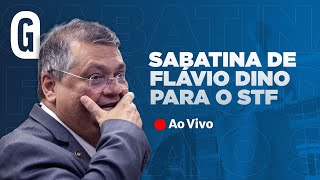 Sabatina de Flávio Dino para vaga de ministro no STF  AO VIVO [upl. by Hewitt]