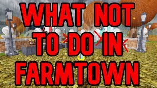 WHAT NOT TO DO IN FARMTOWN🔴🔴 l Roblox Welcome To Farmtown [upl. by Notsgnik]