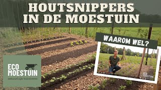 Houtsnippers in de moestuin [upl. by Mackoff290]