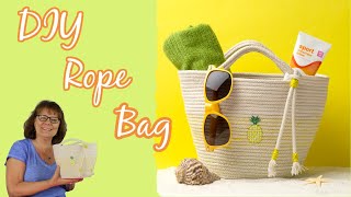 DIY Rope Bag [upl. by Guinna]