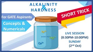 Numericals on Alkalinity amp Hardness of Water with Short Trick Environmental Engineering GATE ESE [upl. by Pandich]