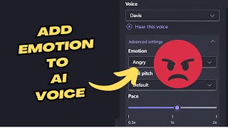 Add emotion to Clipchamp AI voices [upl. by Ymmor714]