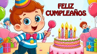 🎉 ¡Feliz Cumpleaños  Canción Infantil para Celebrar 🎈 [upl. by Aleunam]