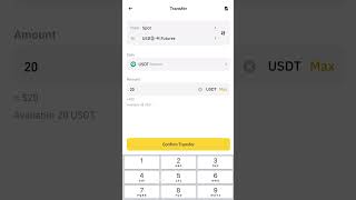 How to transfer USDT from spot to future wallet in Binance [upl. by Gabriello]