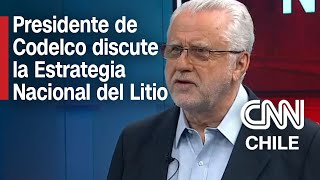 Máximo Pacheco presidente de Codelco sobre litio quotNos hemos preparado para esta responsabilidadquot [upl. by Lilia]