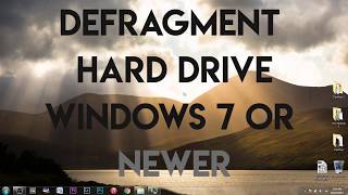 How to defragment my computer  Windows 7 or 10 [upl. by Deyes]